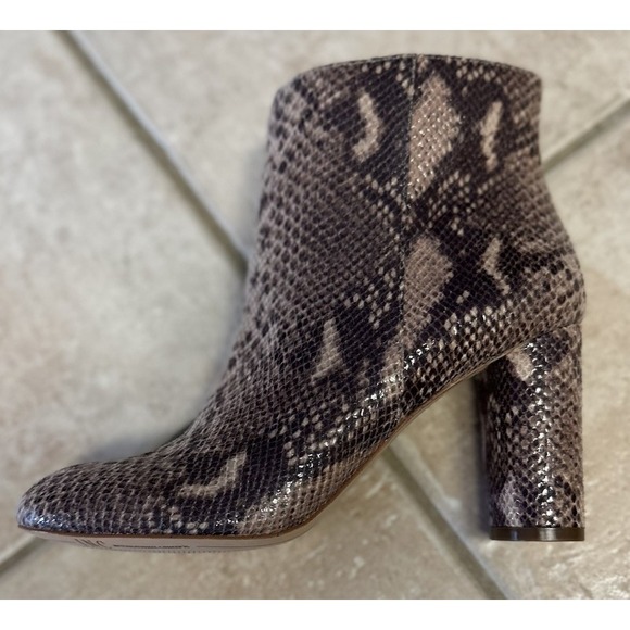 I.N.C. International Concepts Taytee Women's Snake Skin Style Ankle Zip Boots 10 - Picture 11 of 16
